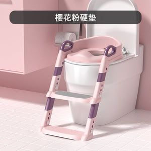 Non-slip Children's Toilet Training Seat with Step Stool Ladder (view 8)