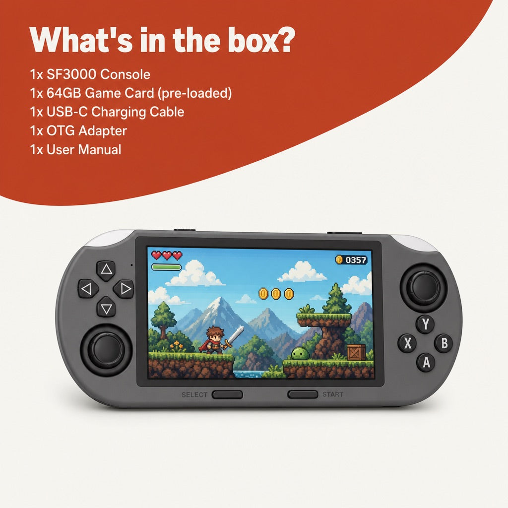 Retro Handheld Game Console - 100+ Classic Games (view 16)