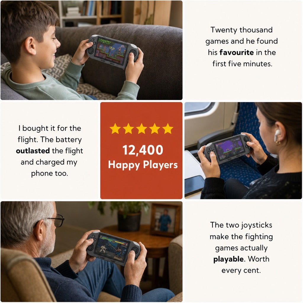 Retro Handheld Game Console - 100+ Classic Games (view 12)