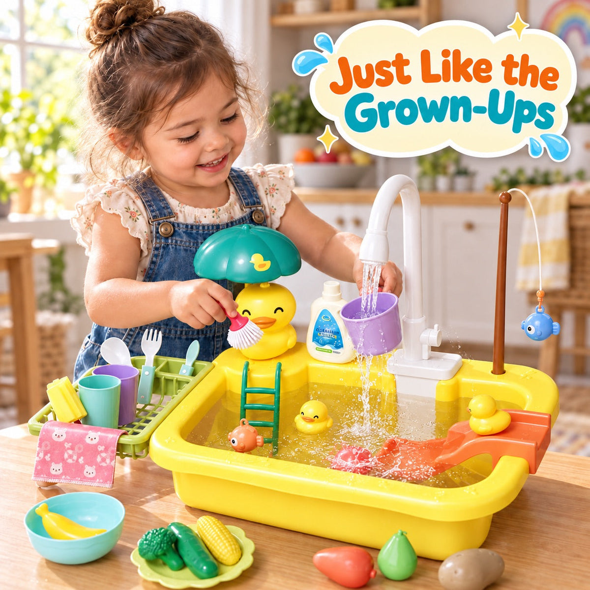 Little Helpers Water Play Sink – for kids ages 1+