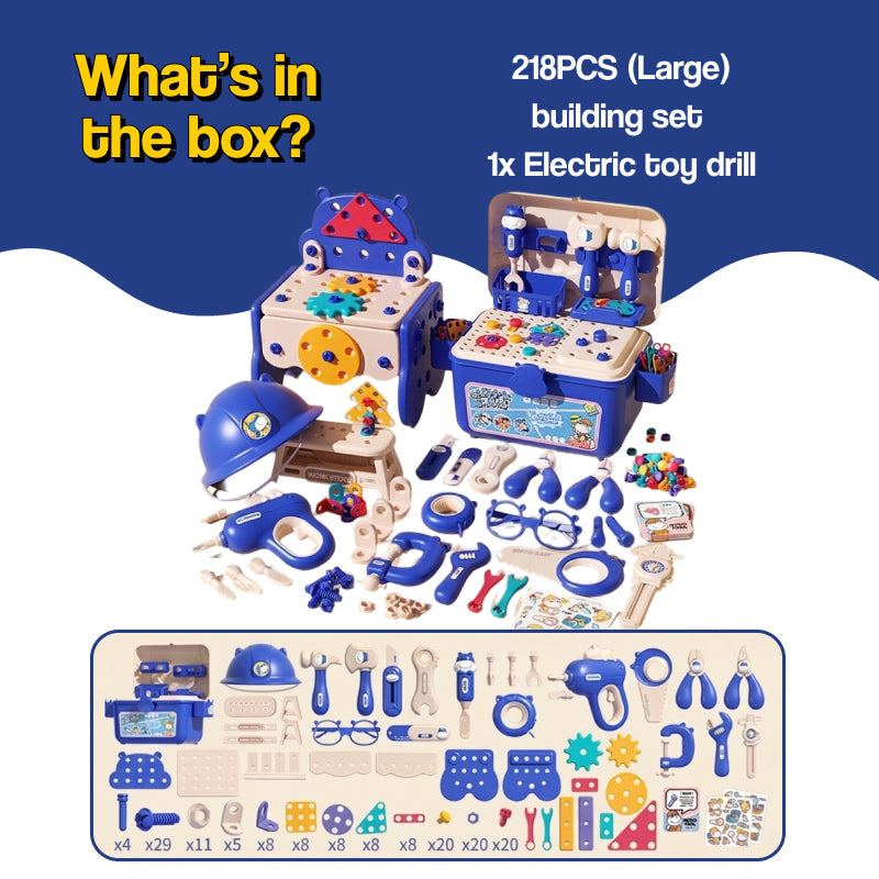 Kids' Tool Set & Workbench Electric Drill Tools & Building Pieces (view 19)