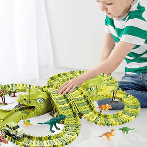 Dinosaur Adventure Roller Coaster Set – educational toy