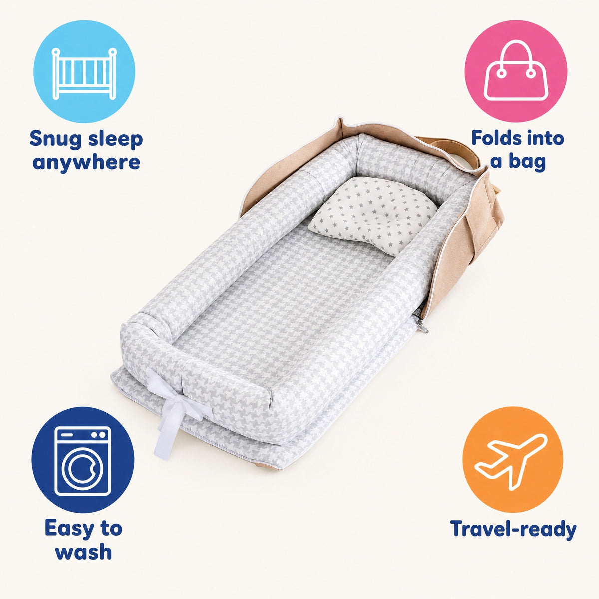 Portable Safety Sleeping Crib (view 4)