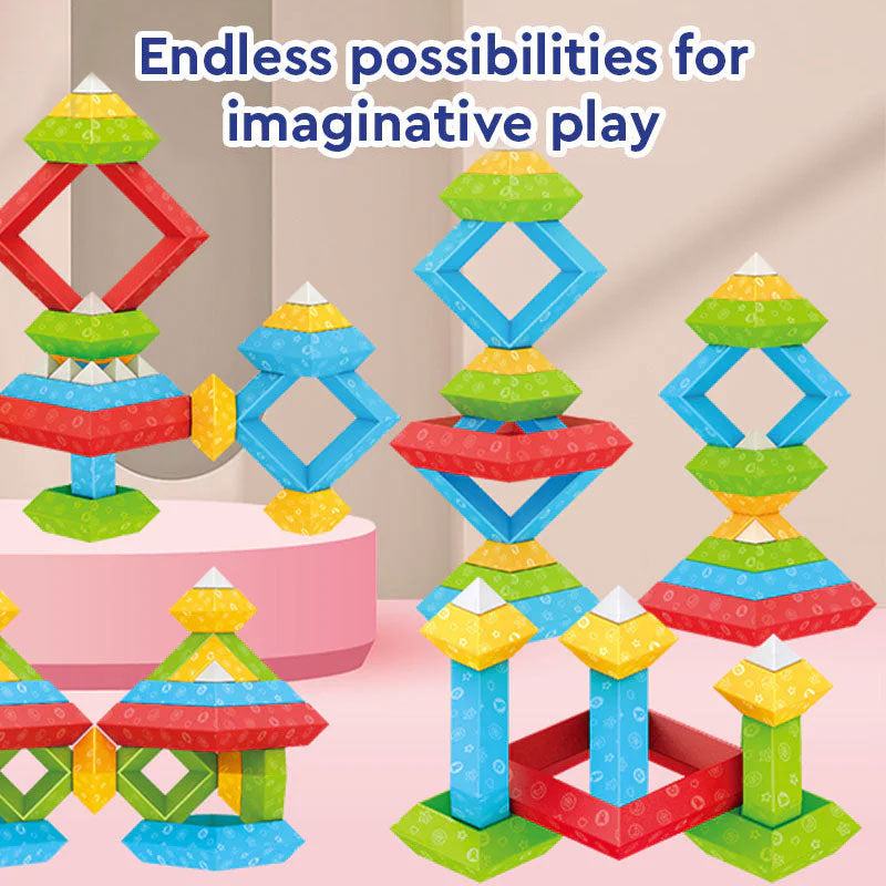 Pyramid Stack Building Blocks – educational toy