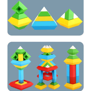 Pyramid Stack Building Blocks – gift idea for new parents and baby showers