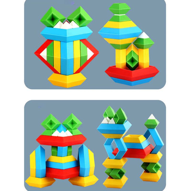 Pyramid Stack Building Blocks (view 6)
