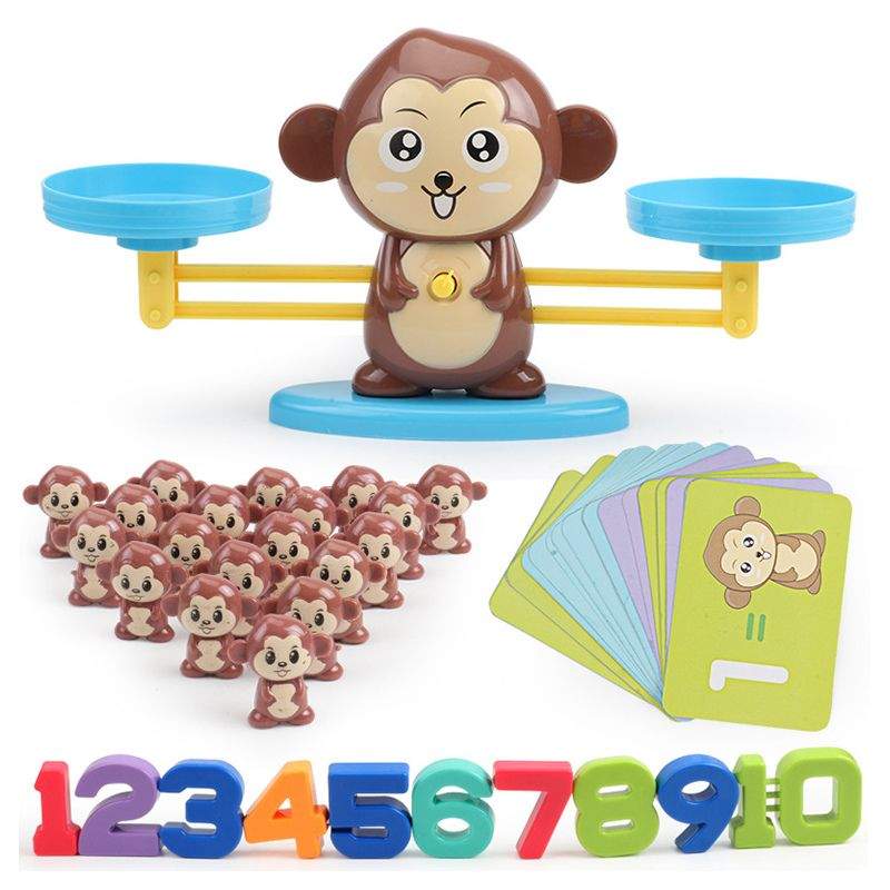 Balance Math Game With Pet Figurines – STEM learning toy
