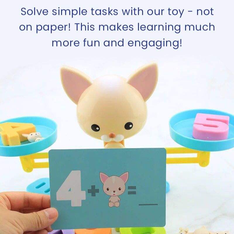 Balance Math Game With Pet Figurines (view 9)