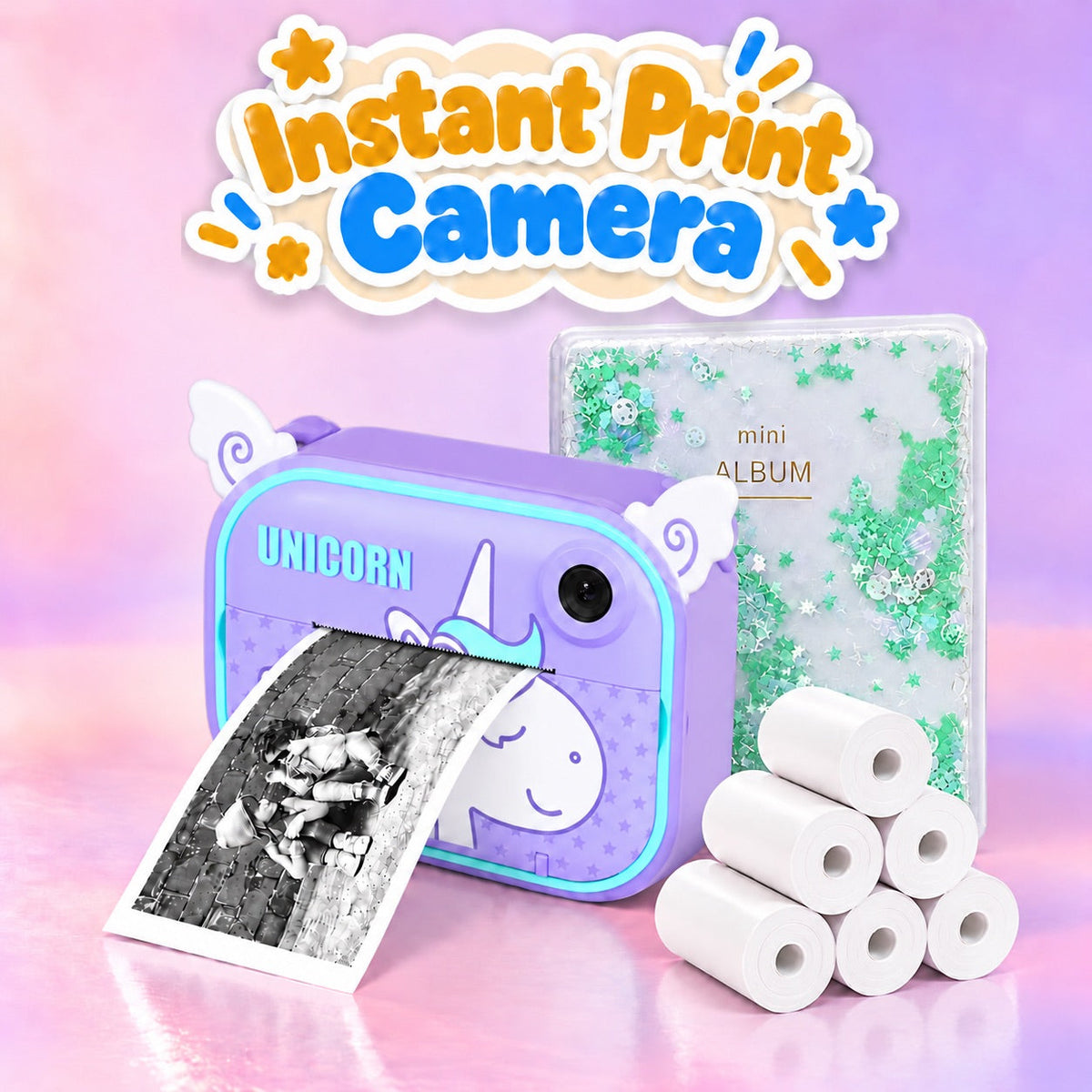 Kid Instant Print Camera