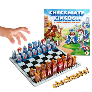 Checkmate Kingdom Educational Chess Set for Kids