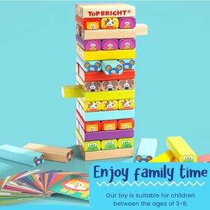 Colored Wooden Blocks with Animal Patterns Cards (view 6)