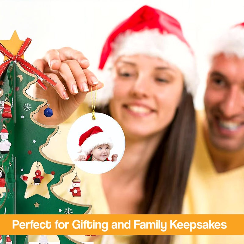 Customizable Wooden Keepsake Christmas Tree (view 11)