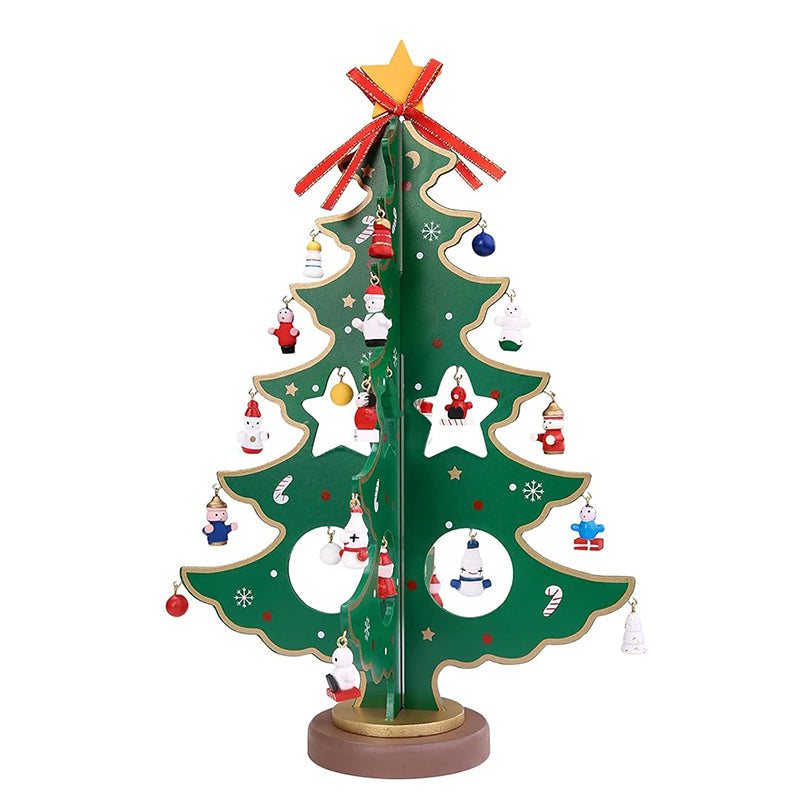 Customizable Wooden Keepsake Christmas Tree – for kids ages 3+