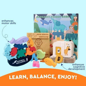Wooden Animal Balancing Block Game (view 11)