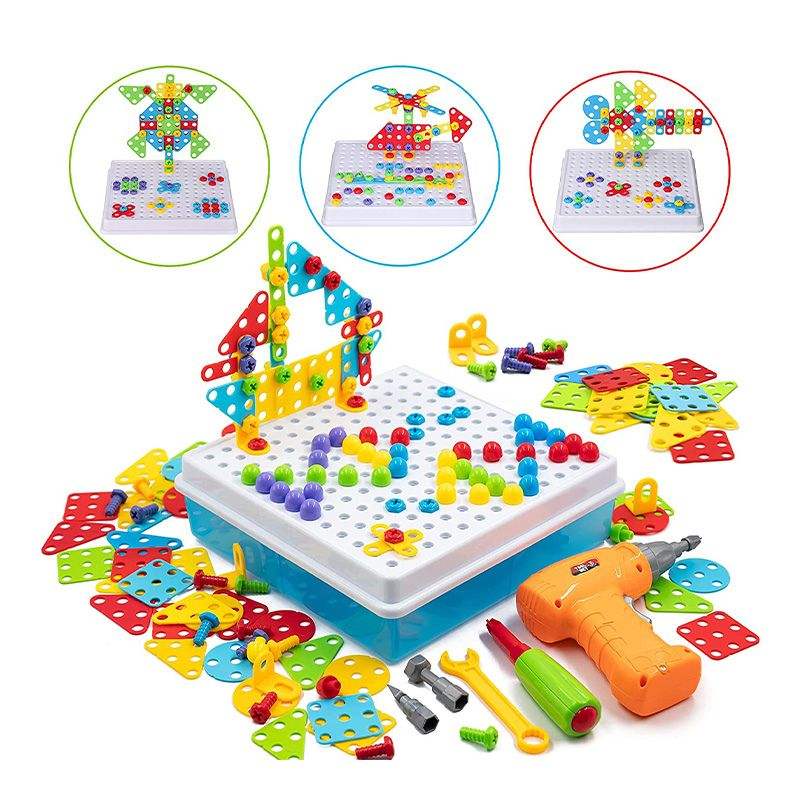 Drill-N-Build Interactive Board – for kids ages 4+