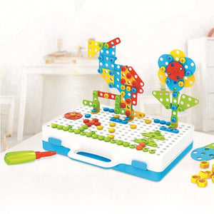 Drill-N-Build Interactive Board – DIY craft activity