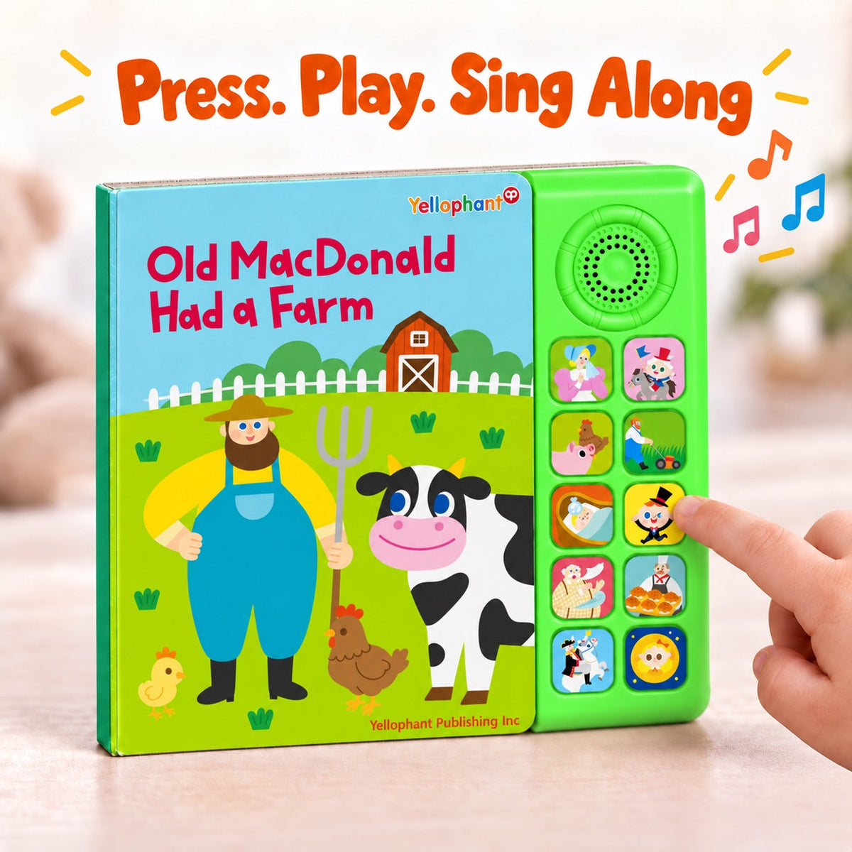 Press & Play Nursery Rhyme Sound Book – electronic learning toy