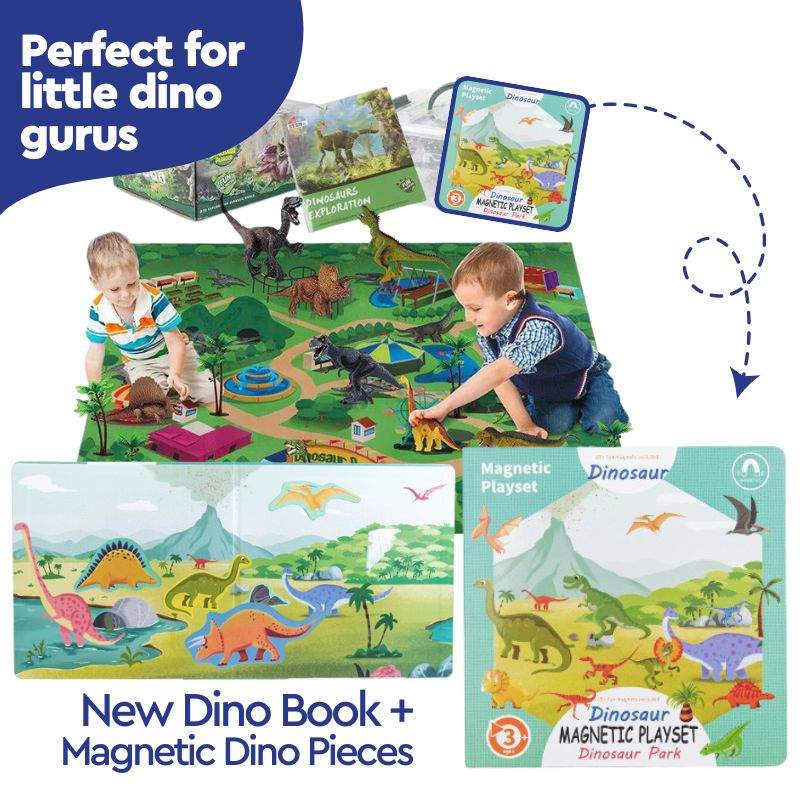 Educational Dinosaur Jungle World Toy Carpet Suitcase Set (view 8)