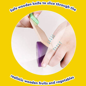 Fruit & Veggie Cutting Set – educational toy
