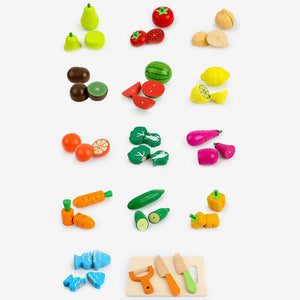 Fruit & Veggie Cutting Set – gift idea for kids and grandchildren