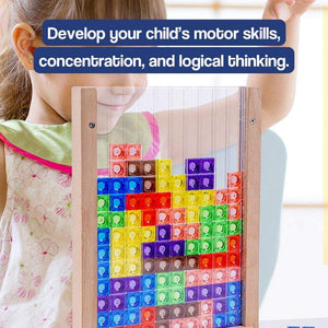 Geometric Shape Cognitive Puzzle Game – wooden toy