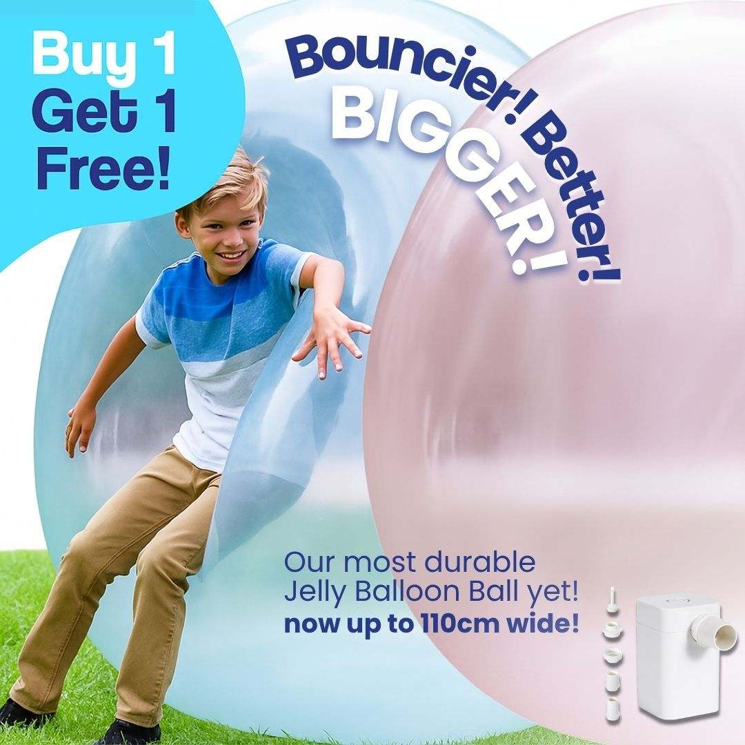 Giant Jelly Balloon Ball inflatable toy for outdoor active play kids pool parties birthdays durable and bouncy with pump