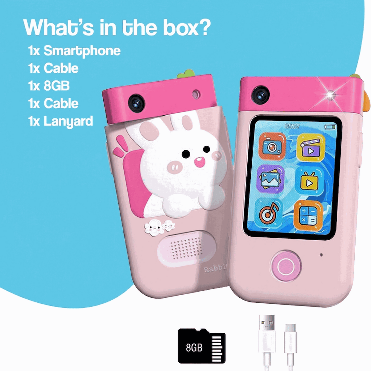 Interactive Kids Smartphone with Camera and Case (view 14)