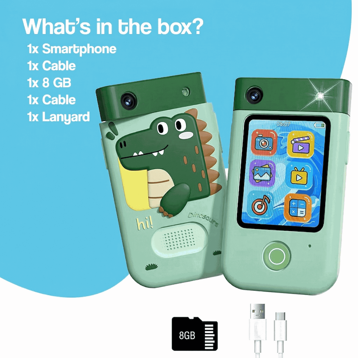 Interactive Kids Smartphone with Camera and Case (view 15)
