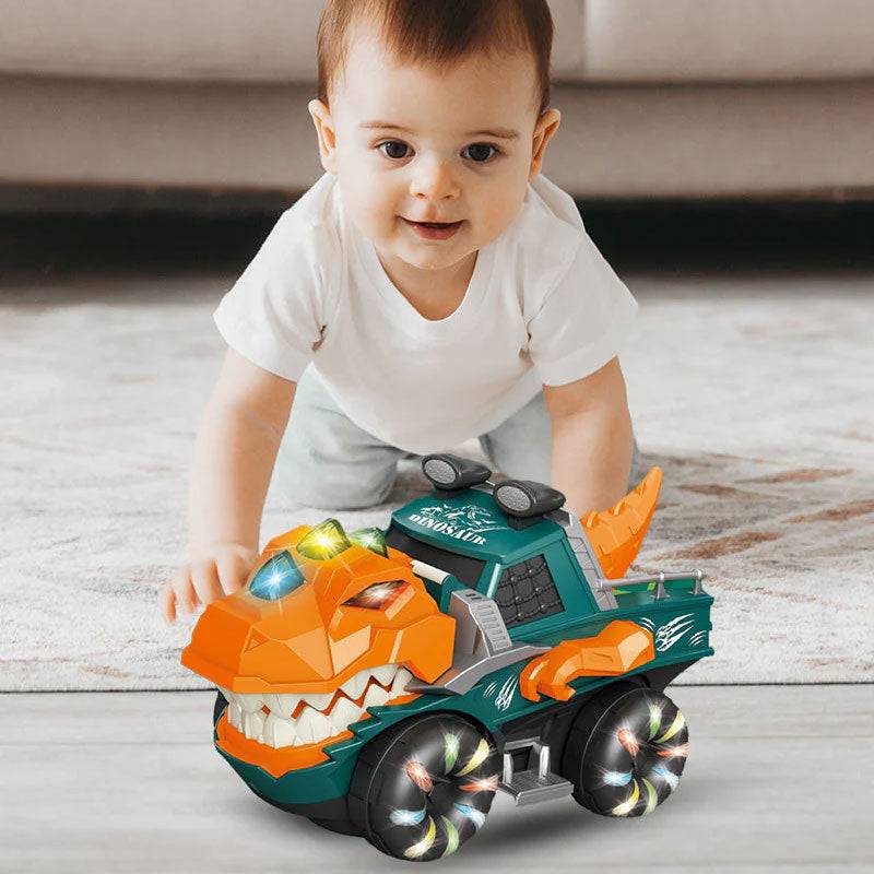 Interactive LED Dinosaur Chariot Toy – toy vehicle