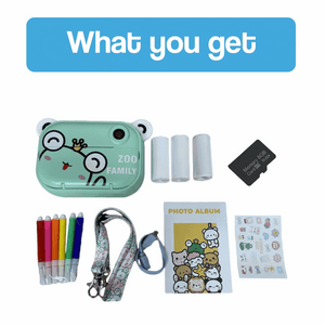 Kid Instant Print Camera – for kids ages 2+