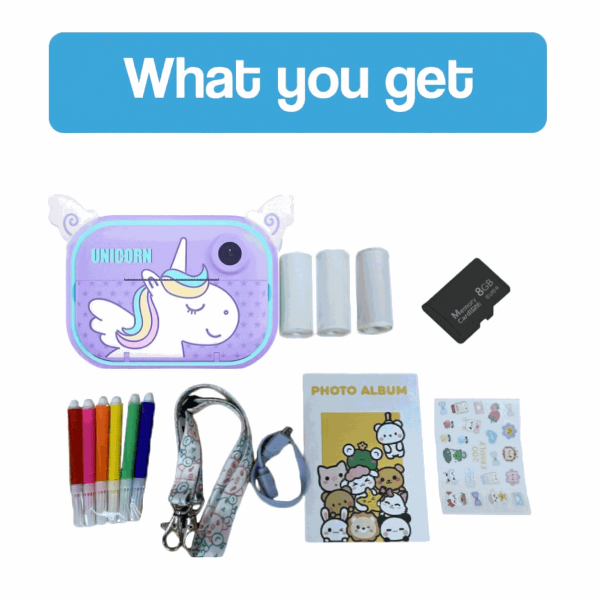 Kid Instant Print Camera – activity toy