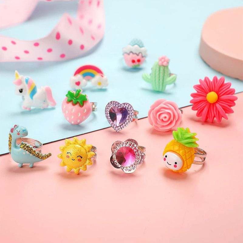 Little Princess Cartoon Ring Set – educational toy