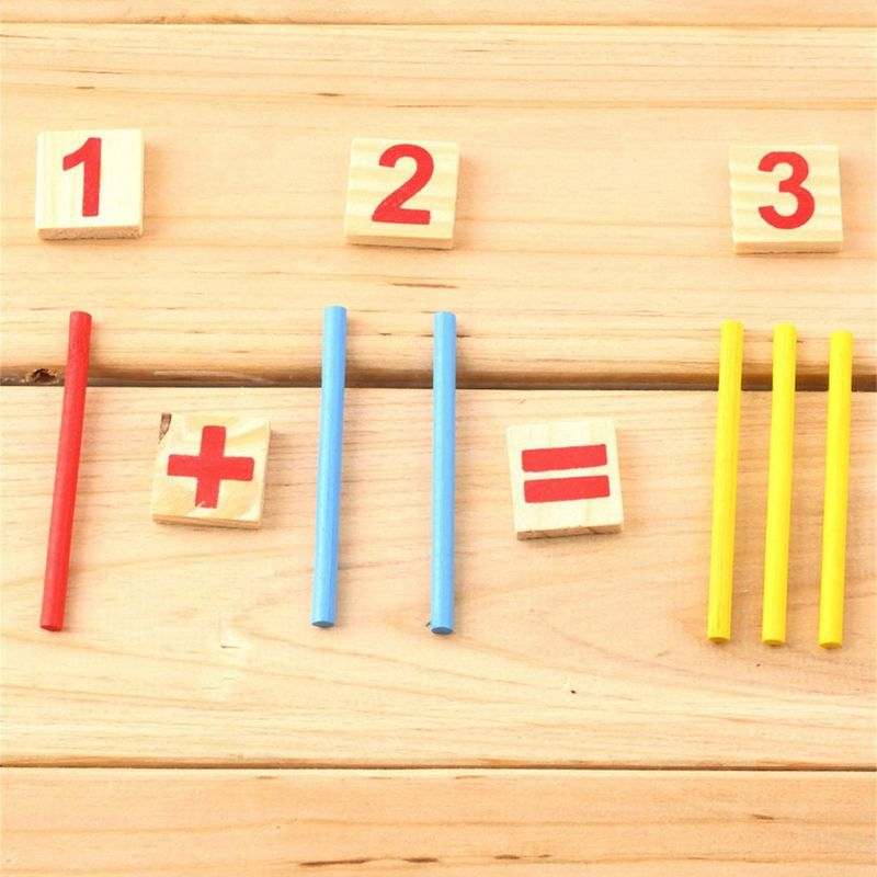Math Wooden Counting Sticks – gift idea for kids and grandchildren