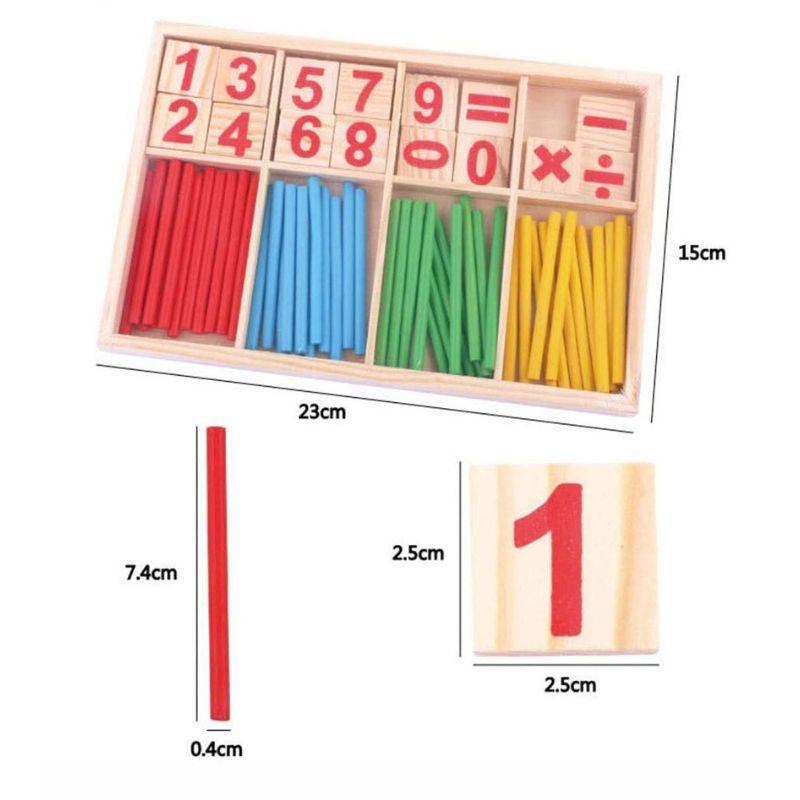 Math Wooden Counting Sticks (view 12)