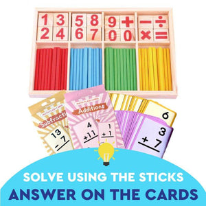 Math Wooden Counting Sticks (view 13)