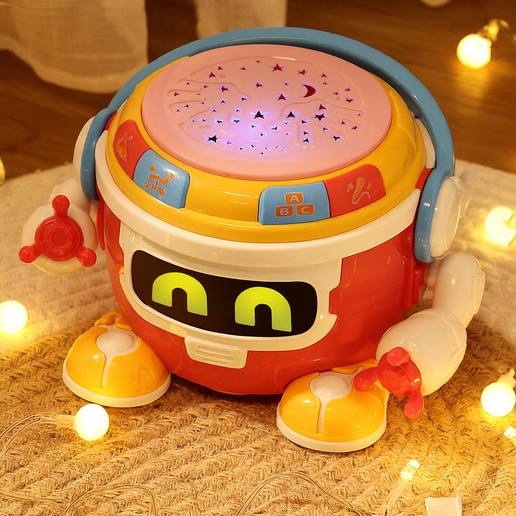 Multifunctional Electric Robot Baby Hand Drum
