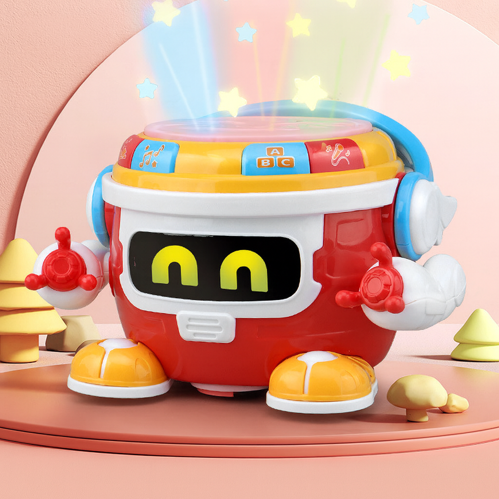Multifunctional Electric Robot Baby Hand Drum