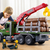 Oversized Timber Transport Toy Truck with Crane