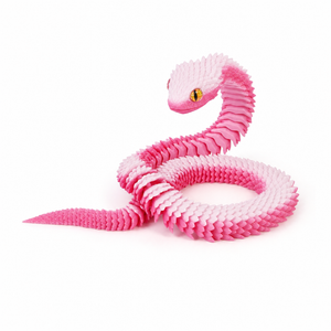 Articulated 3D-Printed Viper Snake (view 12)