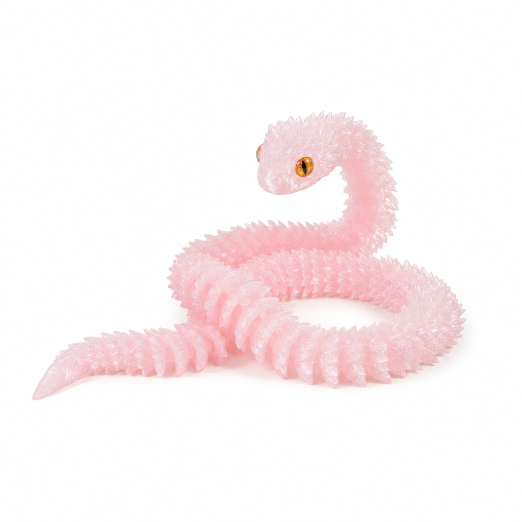 Articulated 3D-Printed Viper Snake (view 11)
