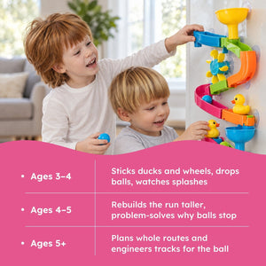Duck Bath Track Ball Run Builder