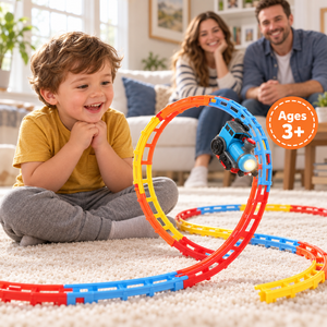 Rollover Train Track Set – toy vehicle