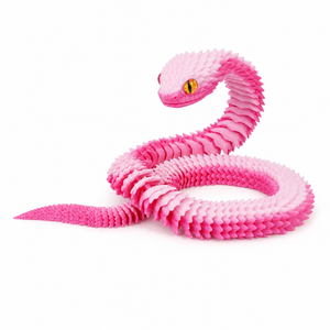 Articulated 3D-Printed Viper Snake (view 11)