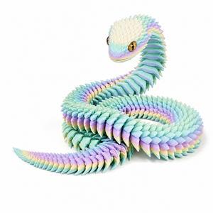 Articulated 3D-Printed Viper Snake (view 24)