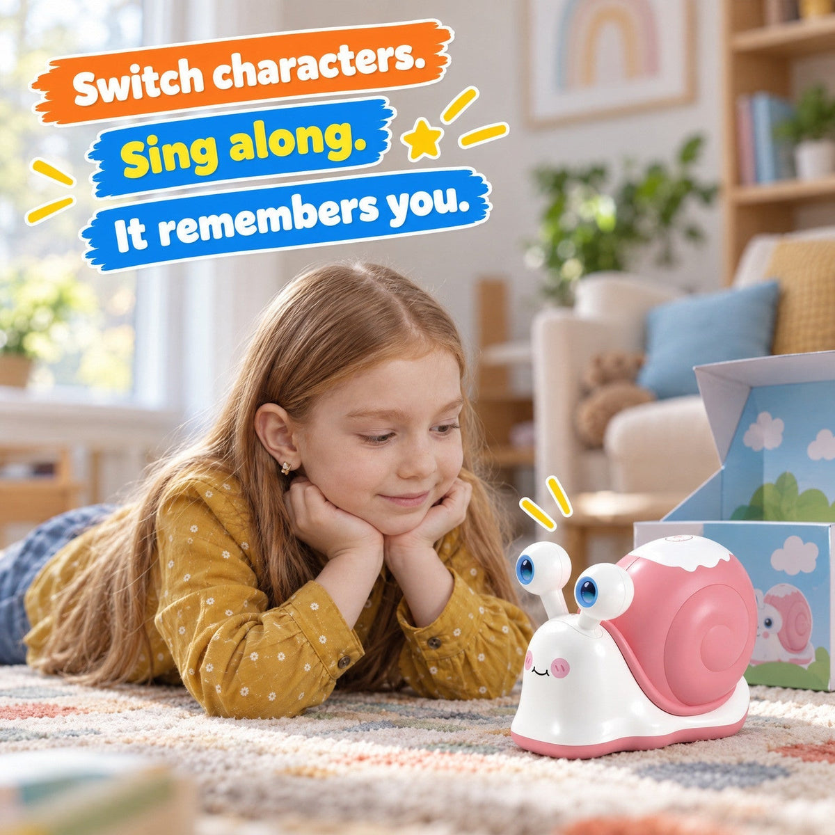 AI Snail Talking Learning Companion