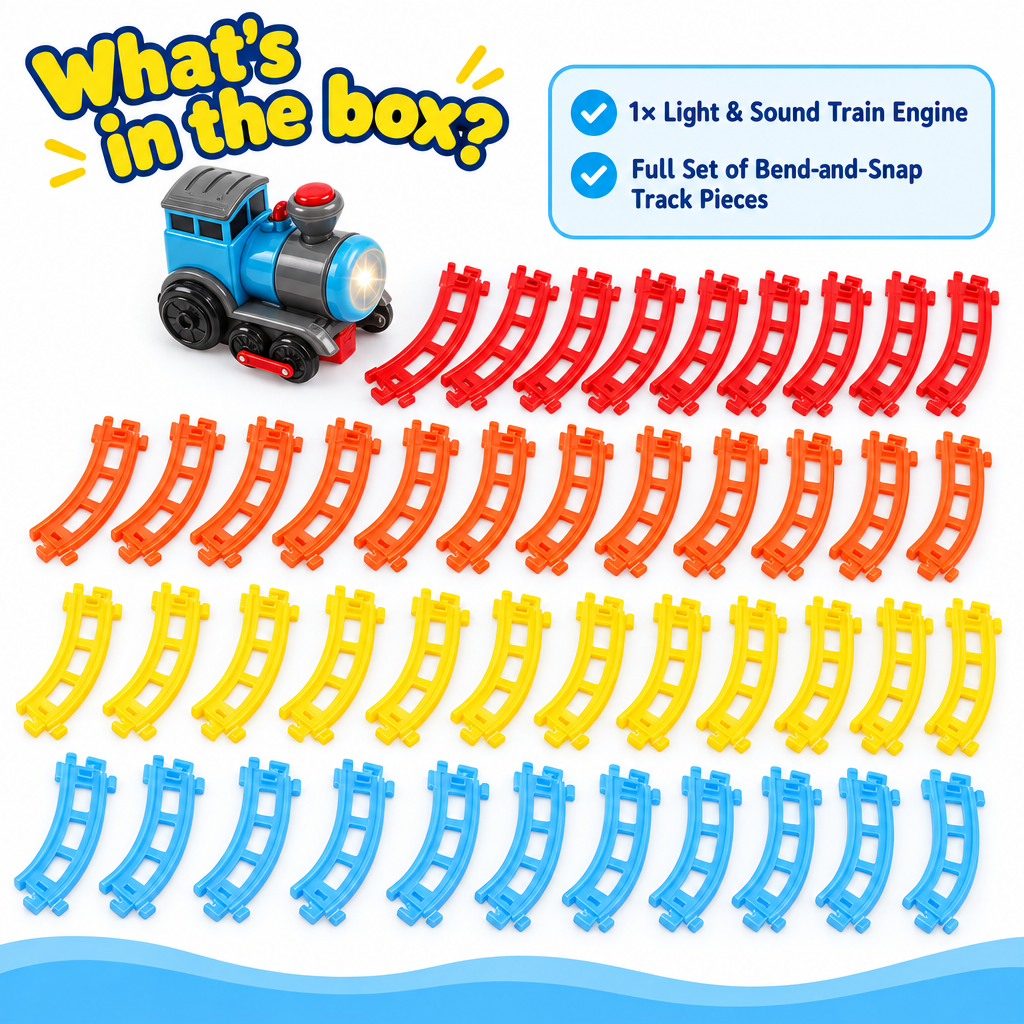 Rollover Train Track Set – gift idea for kids and grandchildren
