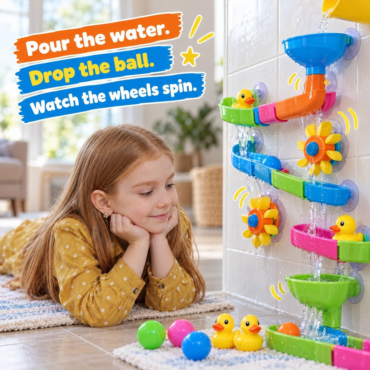 Duck Bath Track Ball Run Builder