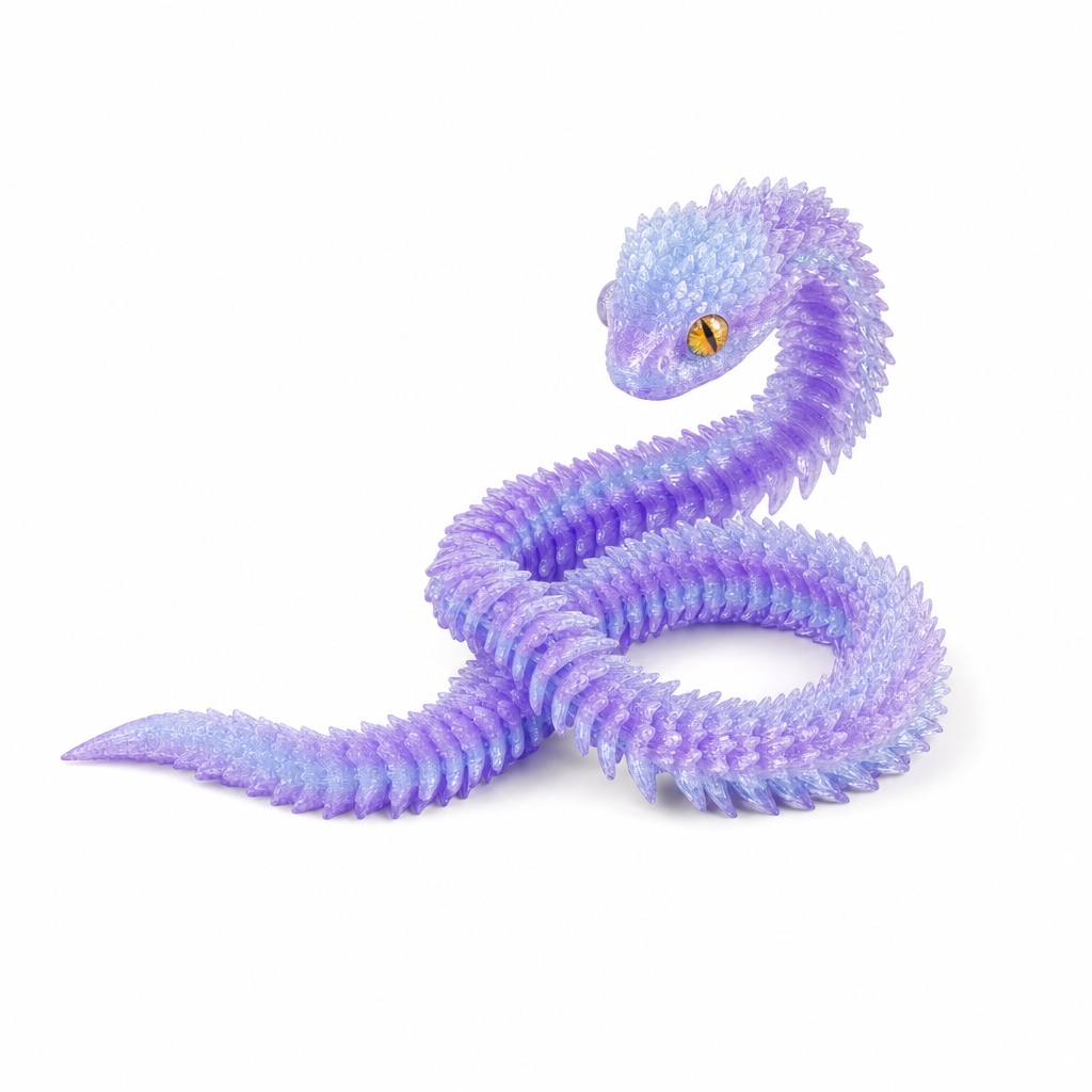 Articulated 3D-Printed Viper Snake (view 23)