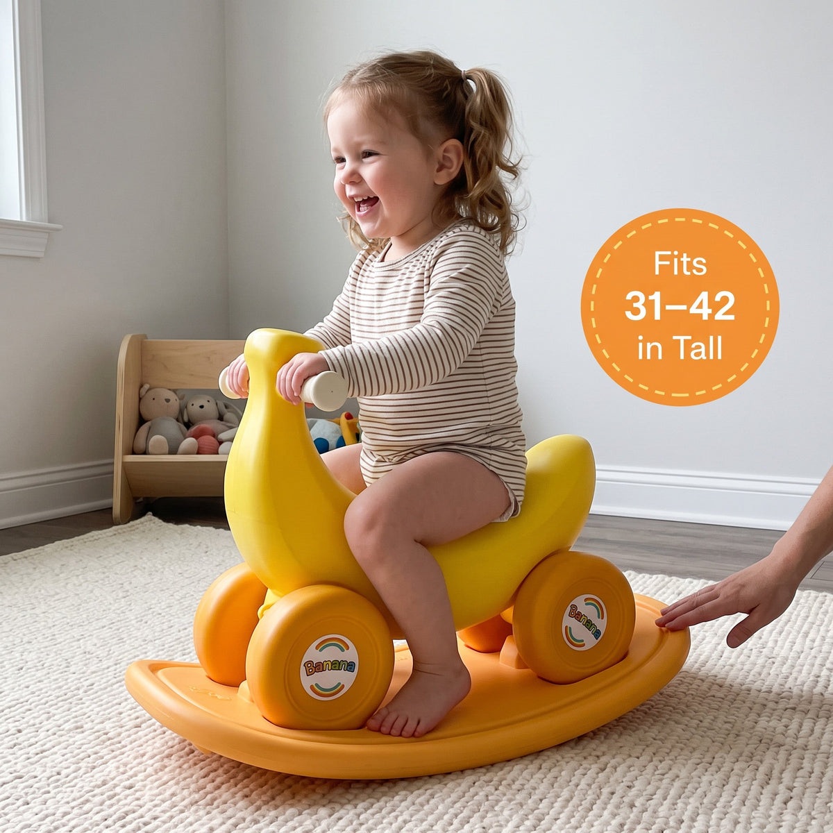 Banana 3-in-1 Rocker, Balance Board & Ride-On