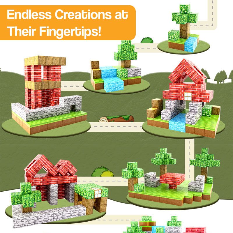 PowerCube Creative Magnetic Blocks – DIY craft activity